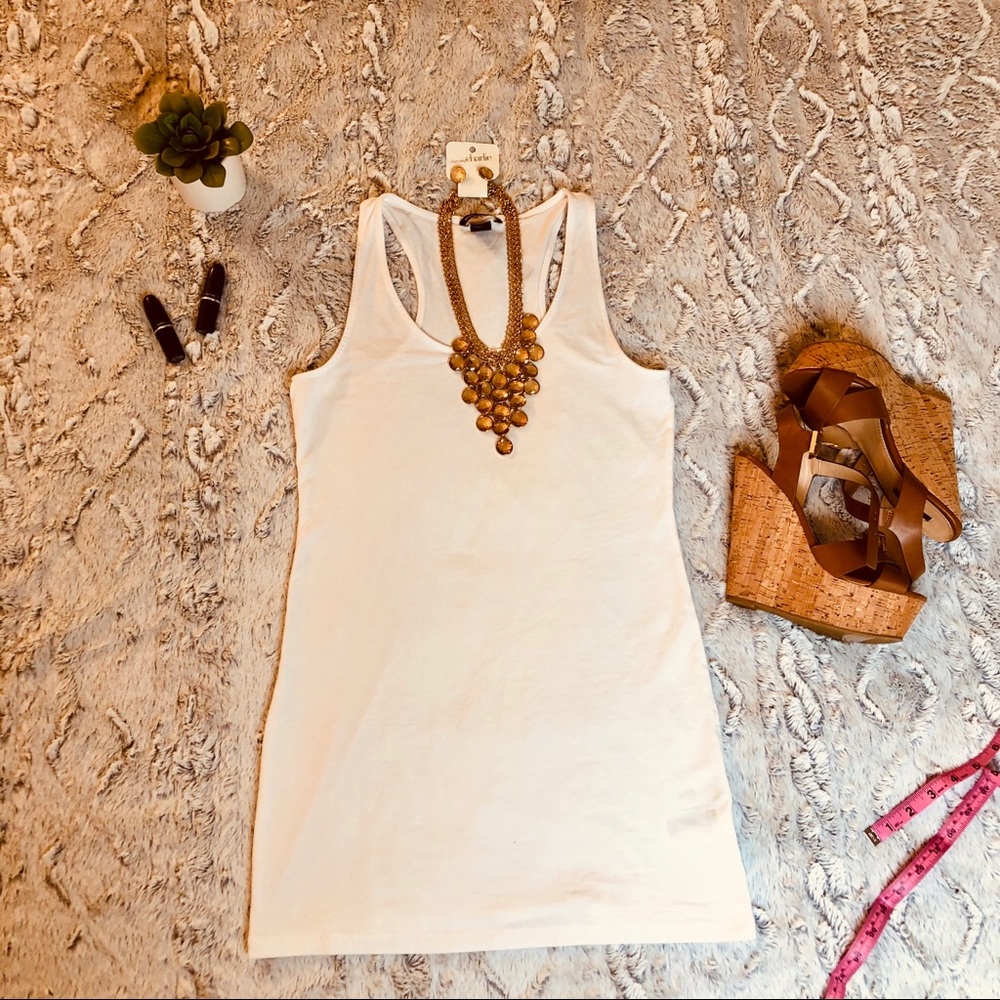 H&M Basic white dress ✨